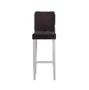 Banco acojinado gris frontal.webp