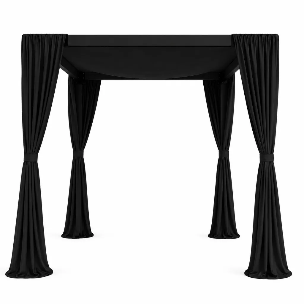 Pergola negra frontal.webp