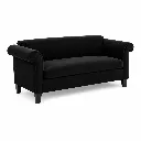 Sofa Lancaster 2 negro perspectiva.webp