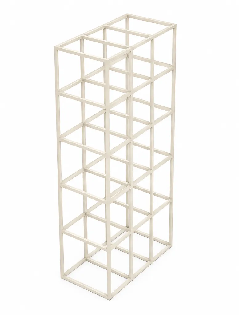 Mampara cubik perspectiva ivory.webp