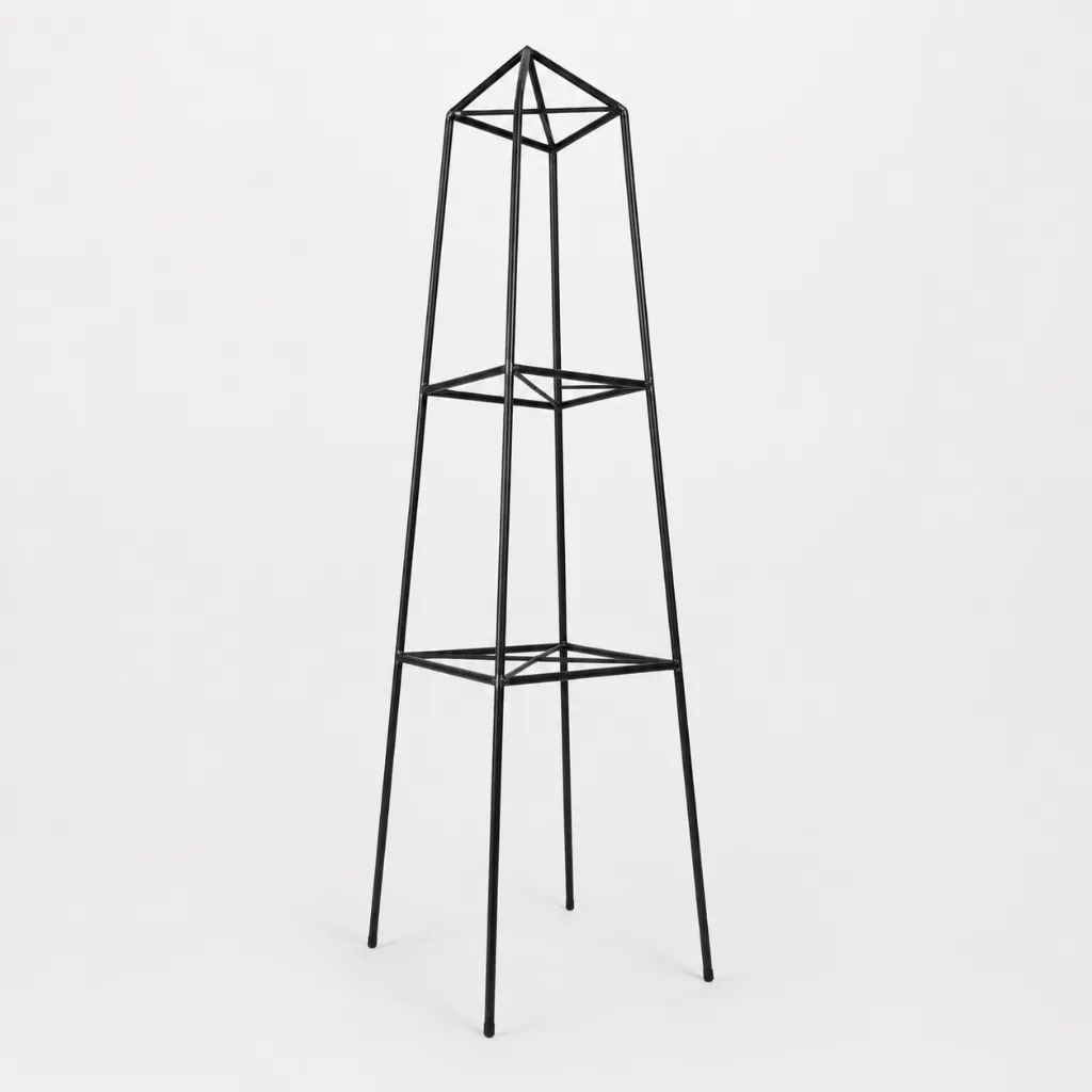 Totem de acero perspectiva negro.webp