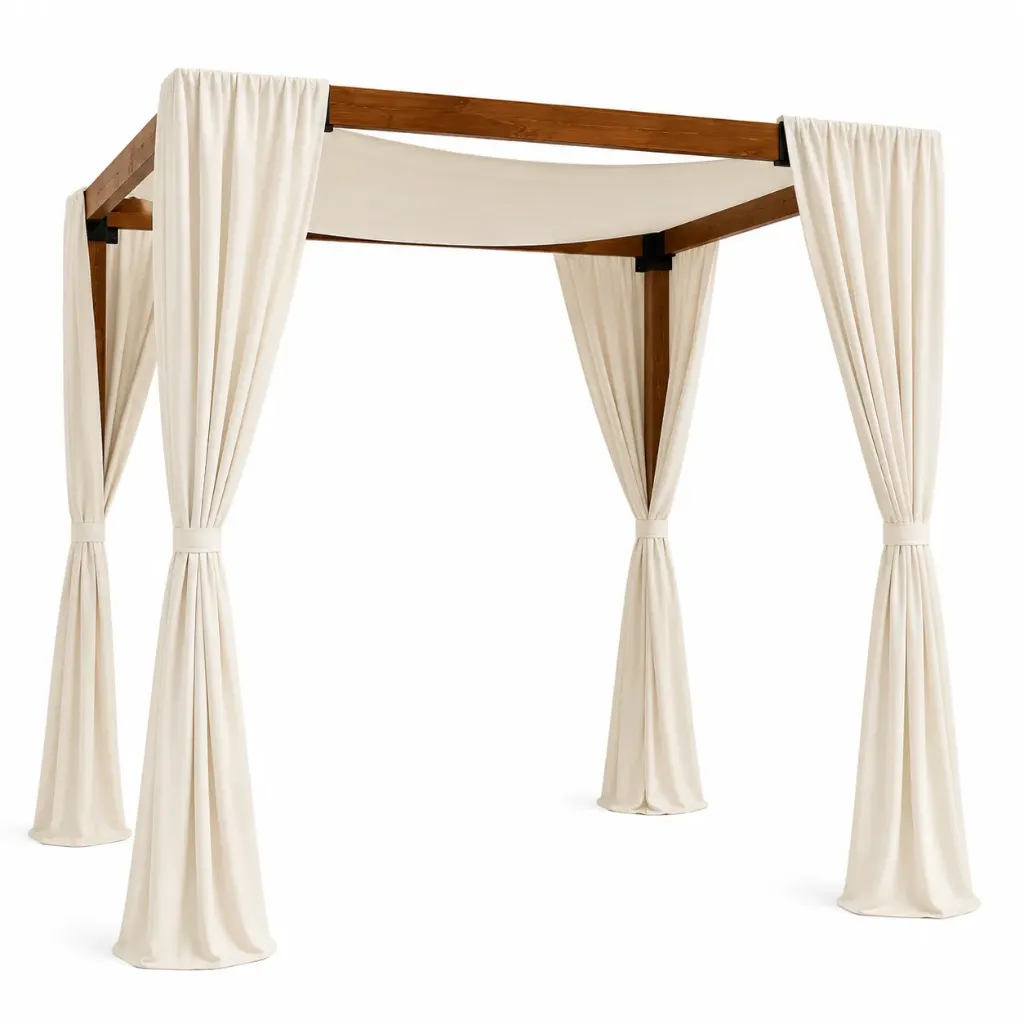 Pergola de madera