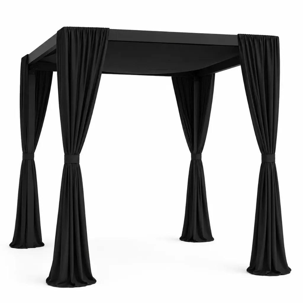 Pergola negra